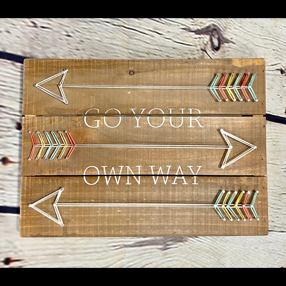 ‘Go Your Own Way’ Wall Plaque